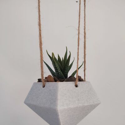 Diamond Shaped Hanging Planter - Home and Garden Decoration
