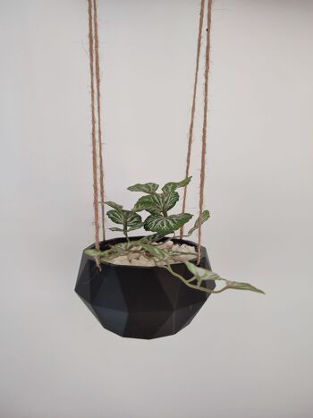 Pot de fleurs suspendu de forme géométrique - Décoration d'intérieur 10