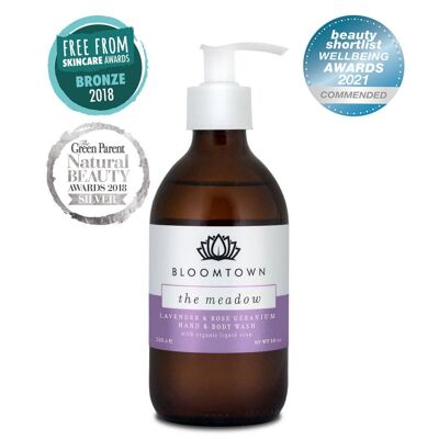 Organic Hand & Body Wash - The Meadow (Lavender & Rose Geranium) - With Pump