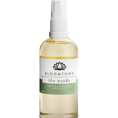 Olio per il corpo e il bagno - The Woods (Vetiver & Bergamot) - Senza pompa