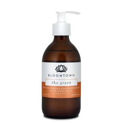 Organic Hand & Body Wash - The Grove (Blood Orange & Pink Grapefruit) - With Pump