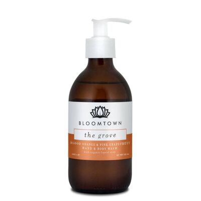 Nettoyant Mains & Corps Bio - The Grove (Orange Sanguine & Pamplemousse Rose) - Avec Pompe