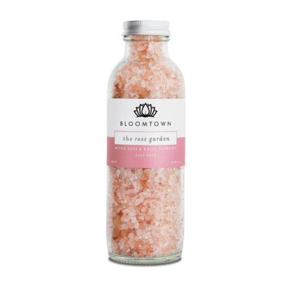 Pink Himalayan Salt Soak - The Rose Garden (Moschusrose & weiße Blumen)