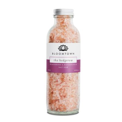 Pink Himalayan Salt Soak - The Hedgerow (Blackberry & Honeysuckle)
