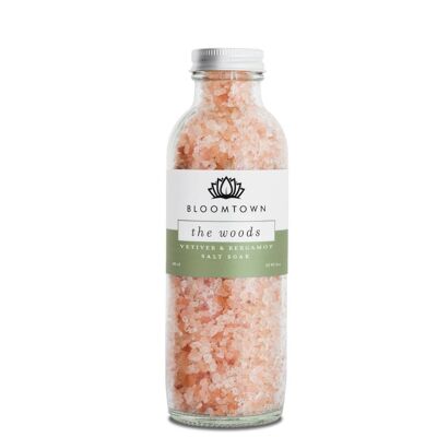 Pink Himalayan Salt Soak - The Woods (Vetiver, Cedar & Bergamot)