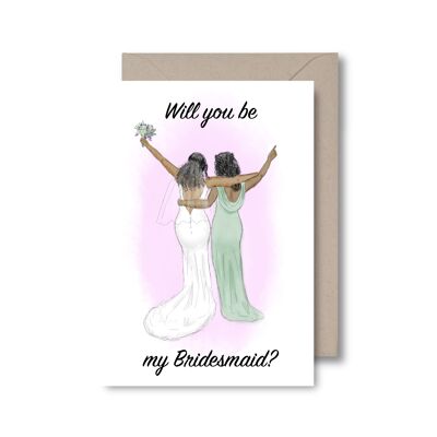 Will you be my bridesmaid? Greeting Card