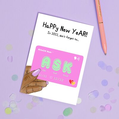 Happy New Year... The ASK Greeting Card