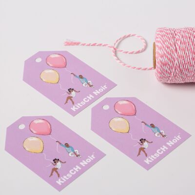 Lilac Fly With Me Gift Tags (3 Pack)