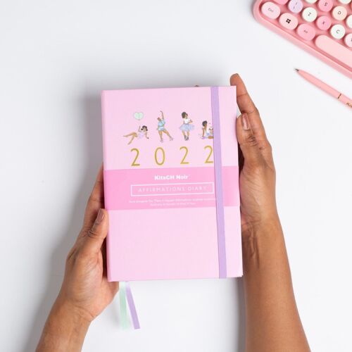 2022 Affirmations Diary (Pastel Pink)