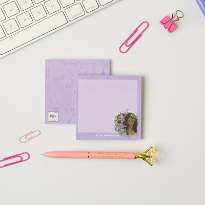 Paquete Ultimate Organization 2022: rosa pastel (agenda semanal amarilla y notas post-it lilas)