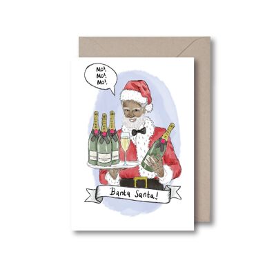 Cartolina d'auguri di Babbo Natale