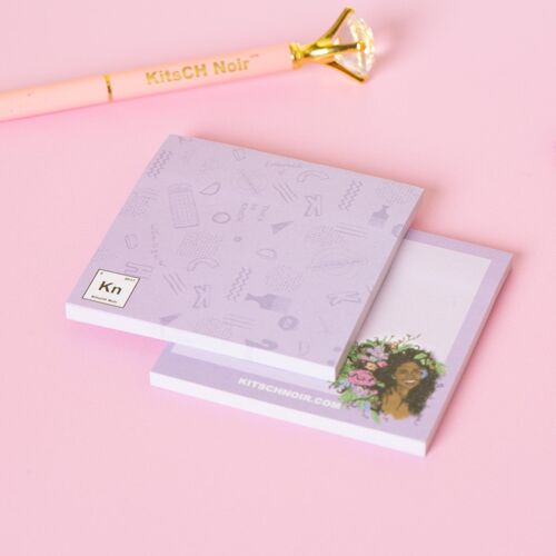 Lilly-Anne Lilac pair of post it notes