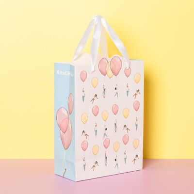 Vieni a volare con me! Borsa regalo bianca - Solo una borsa per favore