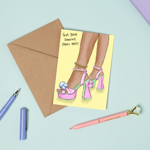 Dancing Shoes Greeting Card