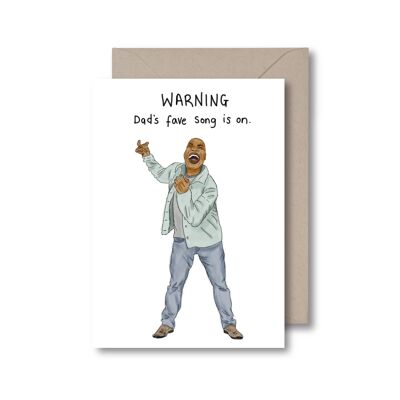 Warning - Dad's fave song is on Greeting Card