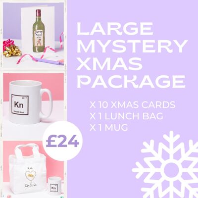 Large Mystery Package (10 xmas cards, 1 lunch bag & 1 mug!)