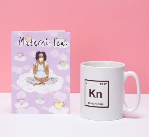 Materni-TEA - Greeting Card with Mug