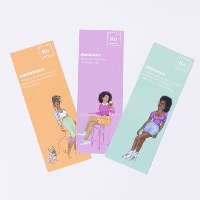 Bookmarks pack of 3