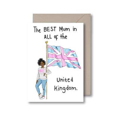 Best Mum in London Greeting Card (Various parts of London Available!) - United Kingdom