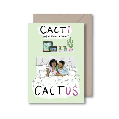 Cacti am nothing Greeting Card
