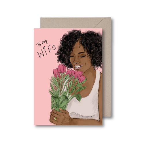 To my wife Greeting Card