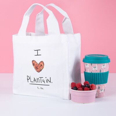 I love plantain Lunch Bag