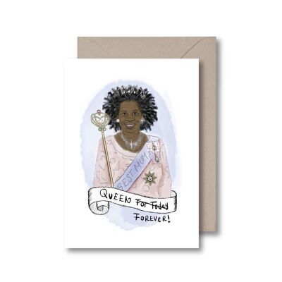 Queen forever Greeting Card