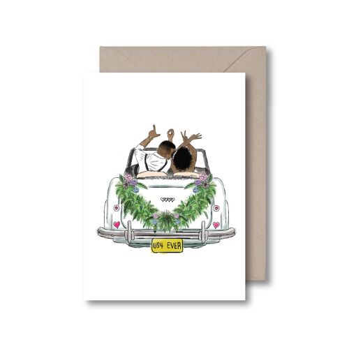 US 4 Ever Greeting Card
