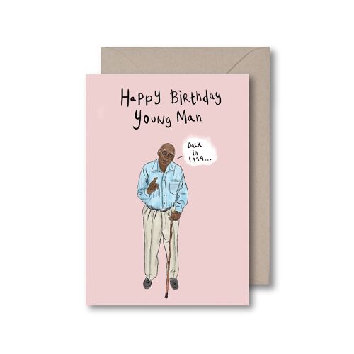 HBD Young Man Greeting Card