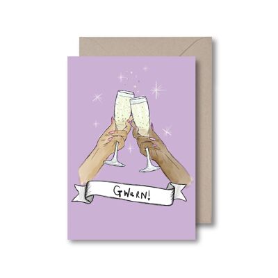 Gwarn! Greeting Card