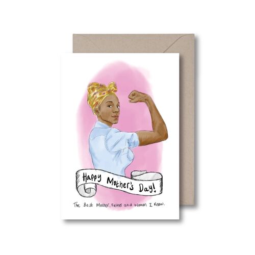 Leader, brave, charismatic - Mother's Day Greeting Card