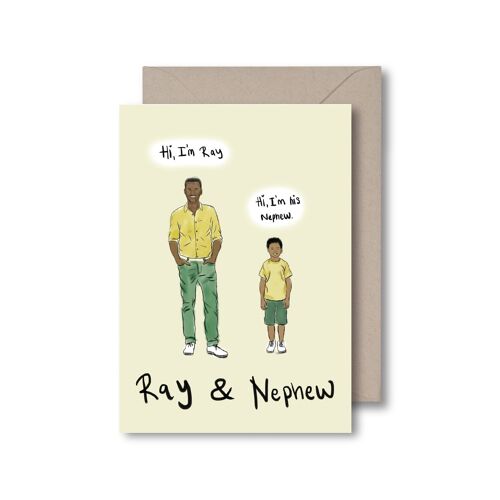 Ray and his Nephew Greeting Card