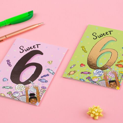 Sweet 6 Greeting Card