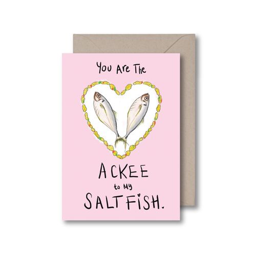 You are the Ackee Greeting Card