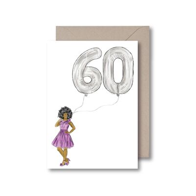 60! Greeting Card