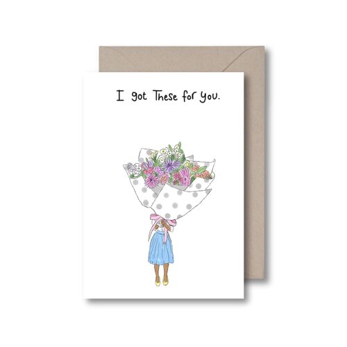 Flowers for you Greeting Card