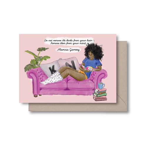Do Not Remove Your Kinks... Greeting Card