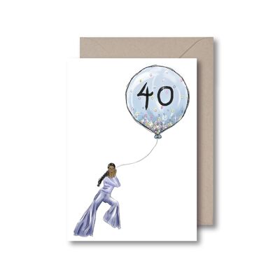 40! Greeting Card