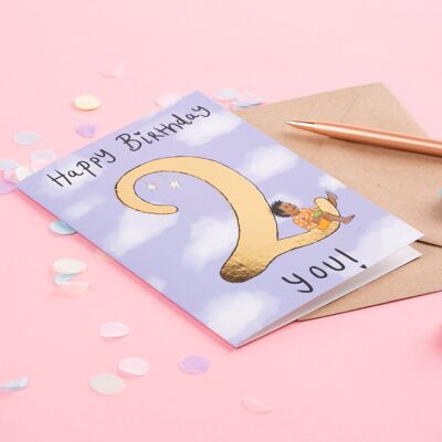 Happy Birthday 2 you Greeting Card