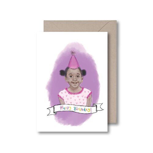 Birthday Girl Greeting Card