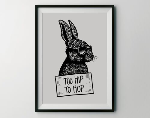 Kunstdruck "Too Hip To Hop"