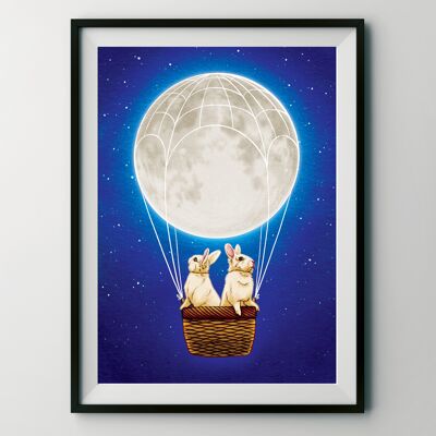 Art Print "Moon Ride"