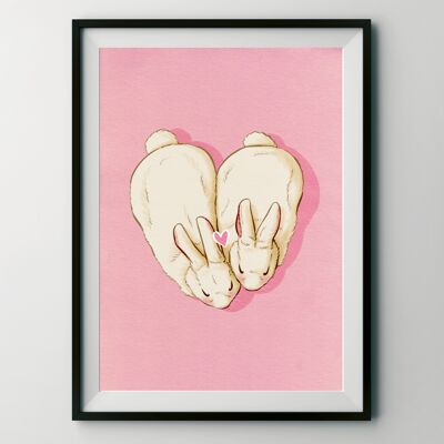 Art Print "Love Buns"