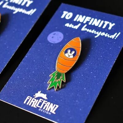 Pin "Carrot Rocket"