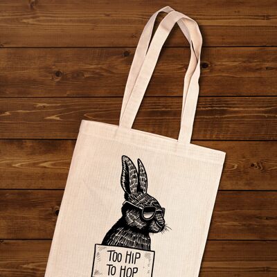 Stofftasche "Too Hip To Hop"