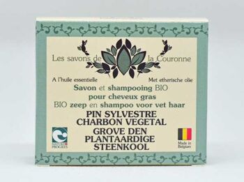 Savon Pin sylvestre - Charbon végétal 1