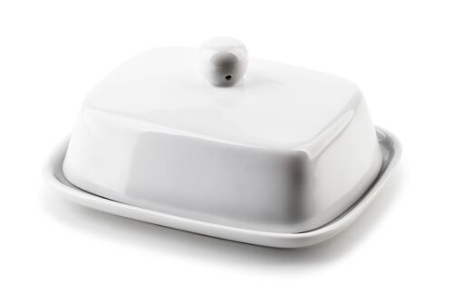 BASIC Rectangular butter dish bottom: 13.5x16.5xh1.6cm top: 11.50xh7cm