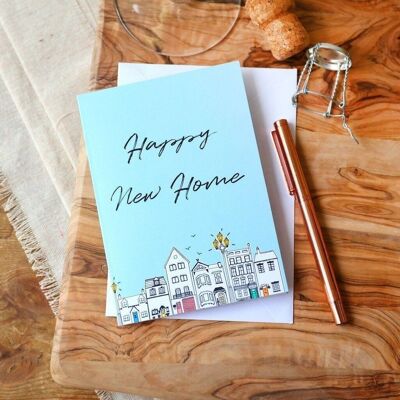 "Glückliches neues Zuhause"-Grußkarte
