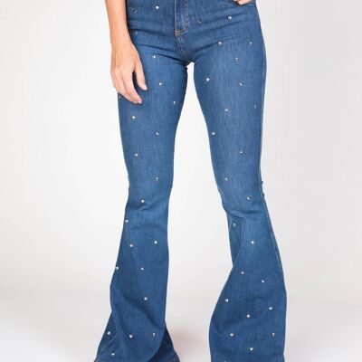 Jeans Oxford al chiaro di luna blu scuro