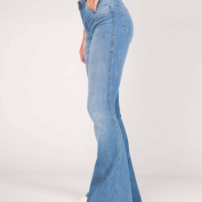 Jeans Oxford classico-azzurro